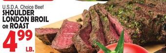 Bravo Supermarkets Shoulder london broil or roast offer