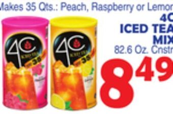 Bravo Supermarkets 4c iced tea mix offer