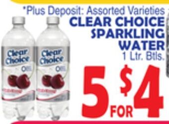 Bravo Supermarkets Clear choice sparkling water offer