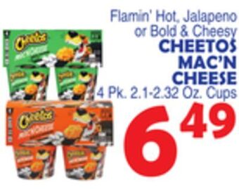 Bravo Supermarkets Cheetos mac'n cheese offer
