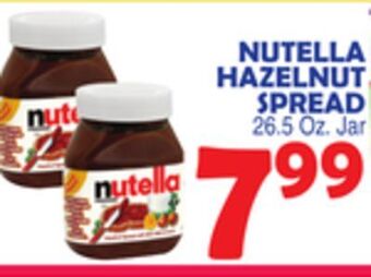Bravo Supermarkets Nutella hazelnut spread offer