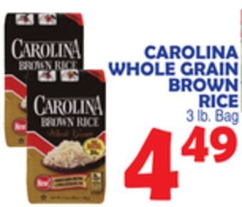 Bravo Supermarkets Carolina whole grain brown rice offer