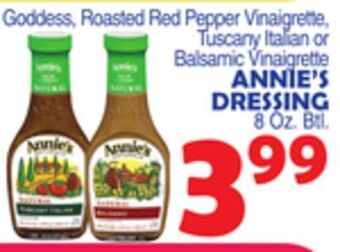 Bravo Supermarkets Annie's dressing offer