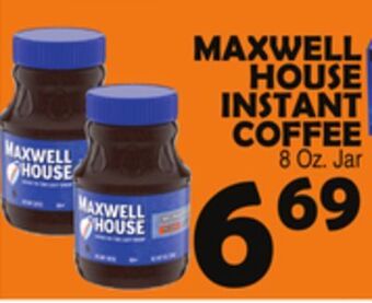 Bravo Supermarkets Maxwell house instant coffee offer