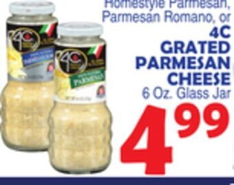 Bravo Supermarkets 4c grated parmesan cheese offer