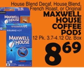 Bravo Supermarkets Maxwell house coffee pods offer