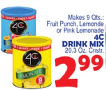 Bravo Supermarkets 4c drink mix offer