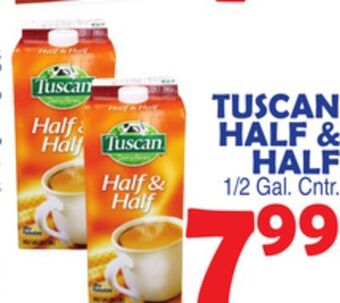 Bravo Supermarkets Tuscan half & half offer