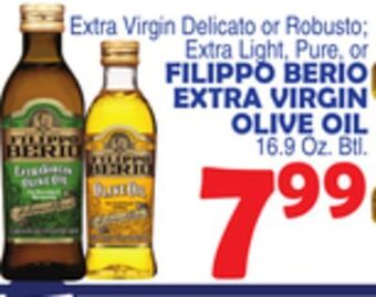 Bravo Supermarkets Filippo berio extra virgin olive oil offer