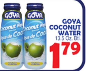 Bravo Supermarkets Goya coconut water offer