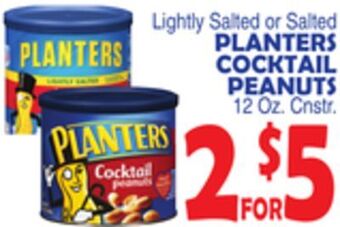 Bravo Supermarkets Planters cocktail peanuts offer