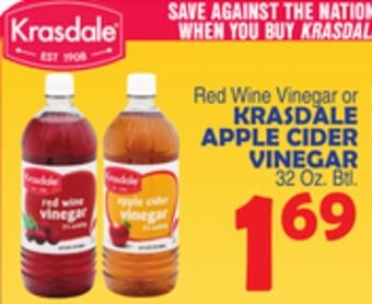 Bravo Supermarkets Krasdale apple cider vinegar offer