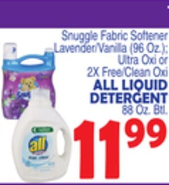 Bravo Supermarkets All liquid detergent offer