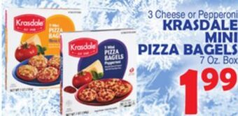 Bravo Supermarkets Krasdale mini pizza bagels offer