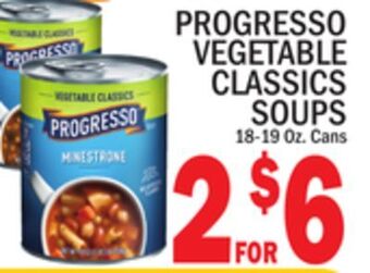 C Town Progresso vegetable classics soups offer