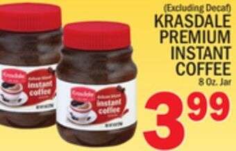 C Town Krasdale premium instant coffee offer