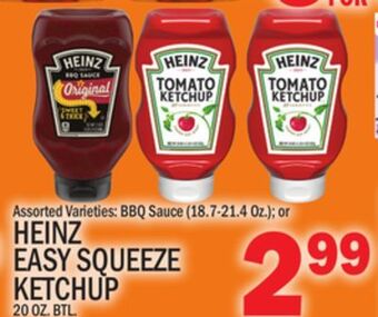 C Town Heinz easy squeeze ketchup 20 oz. btl offer