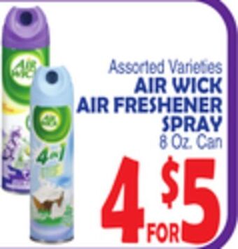 Bravo Supermarkets Air wick air freshener spray offer