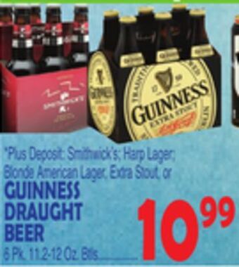 Bravo Supermarkets Guinness draught beer offer