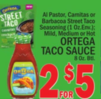 C Town Ortega taco sauce 8 oz. btl. offer