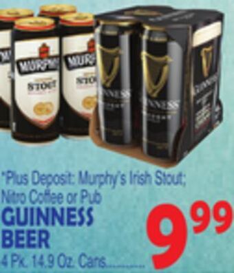 Bravo Supermarkets Guinness beer offer