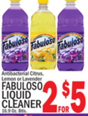 C Town Fabuloso liquid cleaner offer