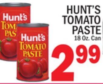 C Town Hunt's tomato paste offer