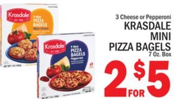 C Town Krasdale mini pizza bagels offer