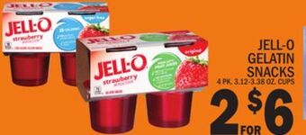 C Town Jell-o gelatin snacks offer