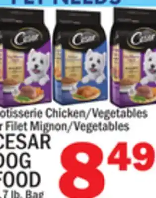C Town Cesar cesar dog dog food offer