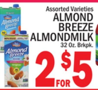 C Town Almond breeze almondmilk offer