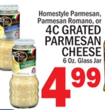 C Town 4c grated parmesan cheese offer