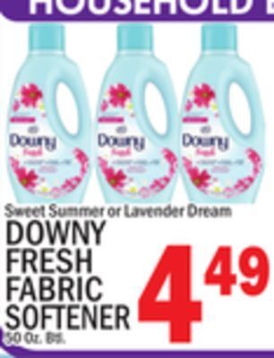 C Town Downy fresh fabric softener offer