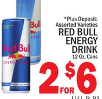 C Town Red bull energy drink offer