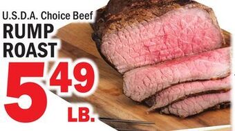 C Town Rump roast offer