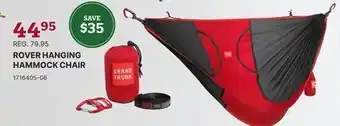 Sportsman's Warehouse Rover hanging hammock chair offer