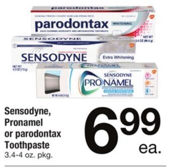 ACME Sensodyne, pronamel or parodontax toothpaste offer