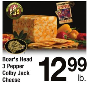 ACME Boar's head 3 pepper colby jack cheese offer