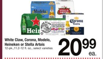 ACME White claw, corona, modelo, heineken or stella artois offer