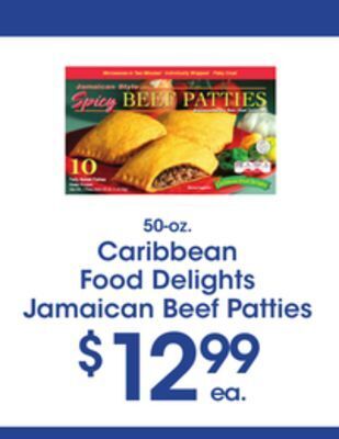 Price Rite Caribbean food delights jamaican beef patties offer