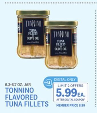 Kings Food Markets Tonnino flavored tuna fillets offer