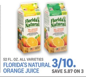 Kings Food Markets Florida's natural orange juice offer