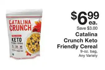Fairway Store Market Catalina crunch keto friendly cereal offer