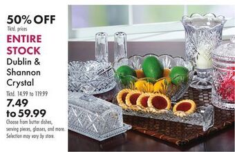 Boscov's Dublin & shannon crystal offer