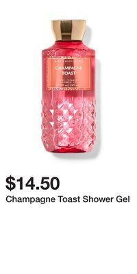 Bath & Body Works Champagne toast shower gel offer