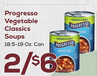 DeCicco & Sons Progresso vegetable classics soups offer