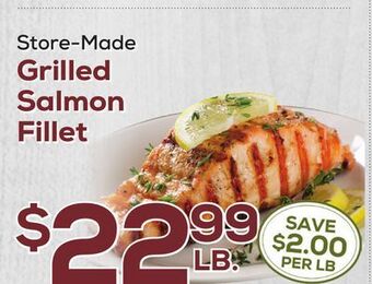 DeCicco & Sons Grilled salmon fillet offer