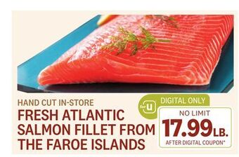 Balducci's Fresh atlantic salmon fillet from the faroe islands offer