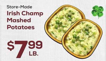 DeCicco & Sons Irish champ mashed potatoes offer