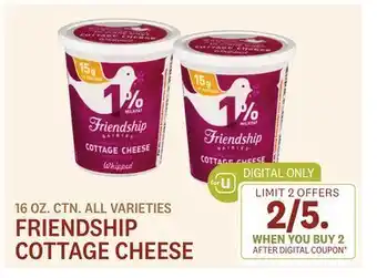 Balducci's Friendship cottage cheese offer